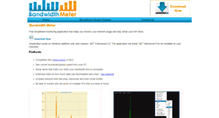 Desktop Screenshot of bandwidthmeter.co.uk