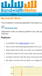 Mobile Screenshot of bandwidthmeter.co.uk
